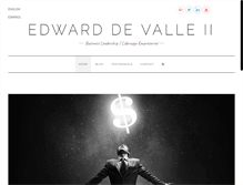 Tablet Screenshot of edward-devalle.com